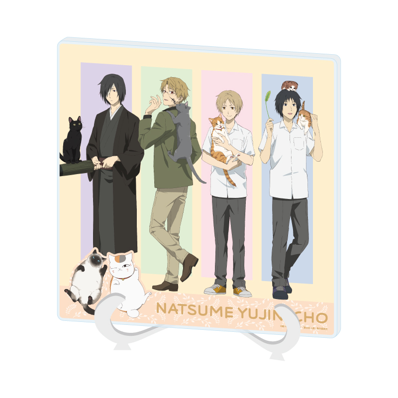 Acrylic Art Board "Natsume's Book of Friends" 03 Cat Ver. Group Design (Original Illustration)