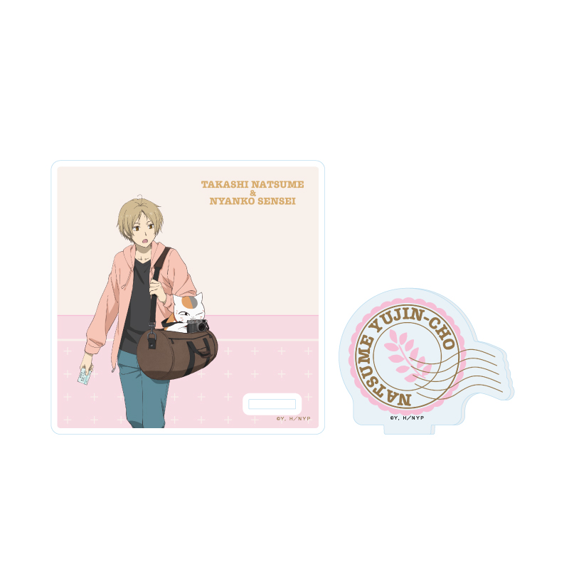 Acrylic Coaster Stand "Natsume's Book of Friends" 04 Natsume Takashi Travel Ver. (Original Illustration)
