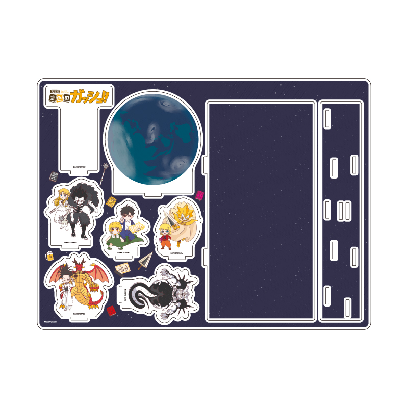 Acrylic Diorama "Zatch Bell! Perfect Edition" 07 Group Design A (Graff Art Illustration)