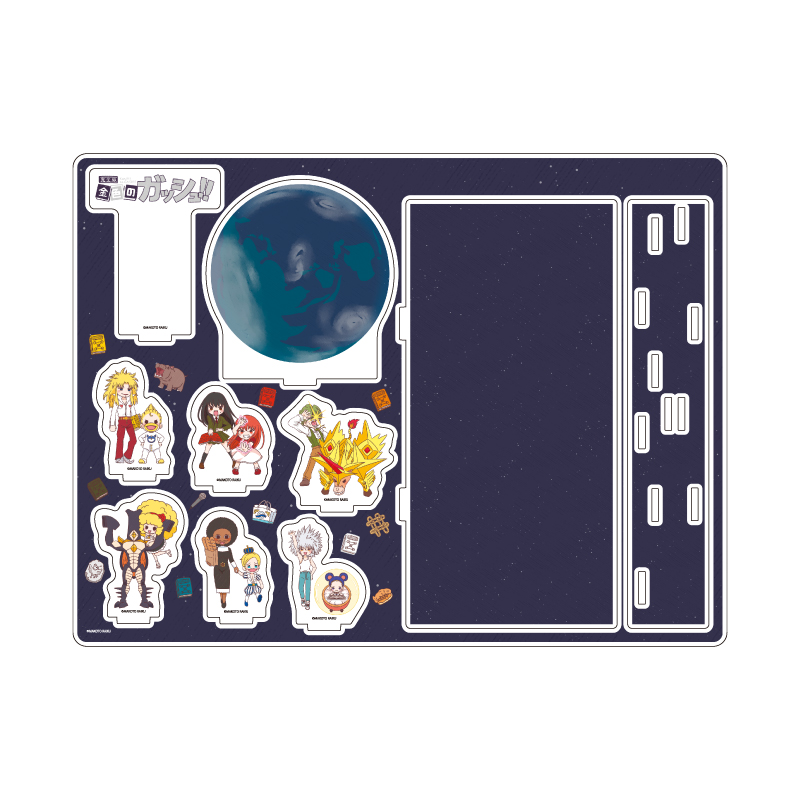 Acrylic Diorama "Zatch Bell! Perfect Edition" 08 Group Design B (Graff Art Illustration)