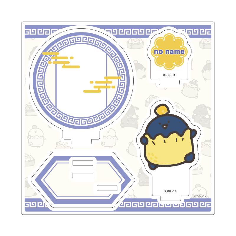 Acrylic Stand Plate "Obungu to Issho" 03 No Name Dim Sum Ver. (Original Illustration)
