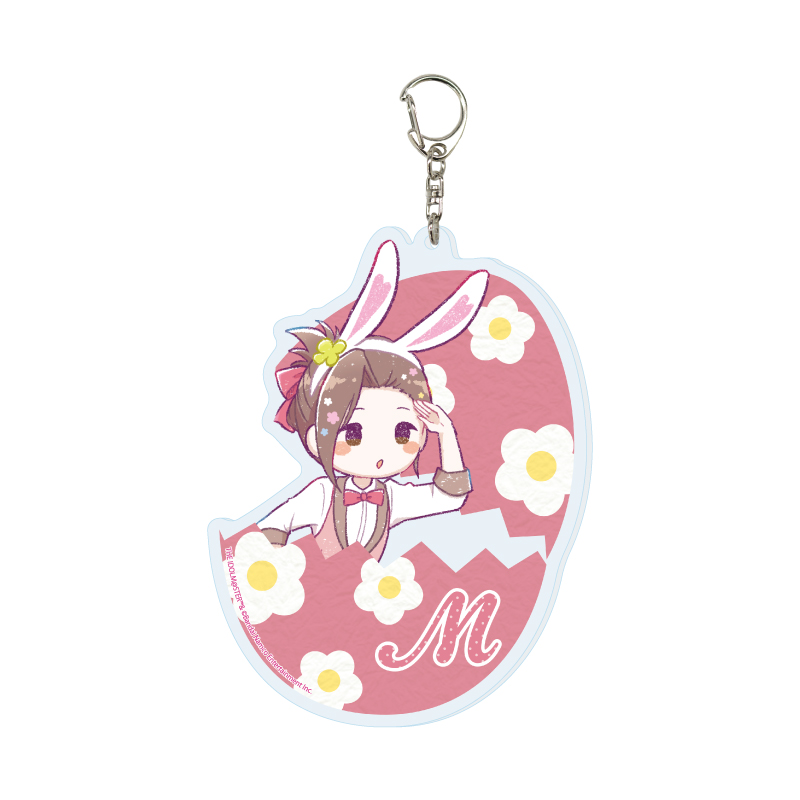 Deka Acrylic Key Chain "The Idolmaster SideM" 01 Watanabe Minori Egg Hunt Ver. (Graff Art Illustration)