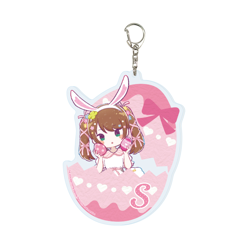 Deka Acrylic Key Chain "The Idolmaster SideM" 03 Mizushima Saki Egg Hunt Ver. (Graff Art Illustration)