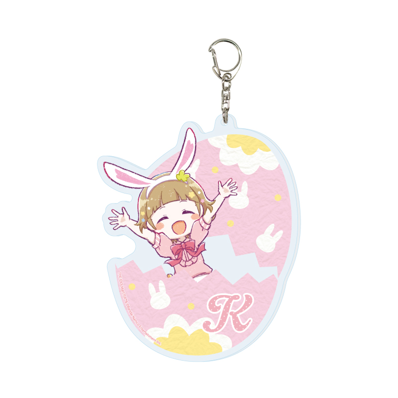 Deka Acrylic Key Chain "The Idolmaster SideM" 04 Himeno Kanon Egg Hunt Ver. (Graff Art Illustration)