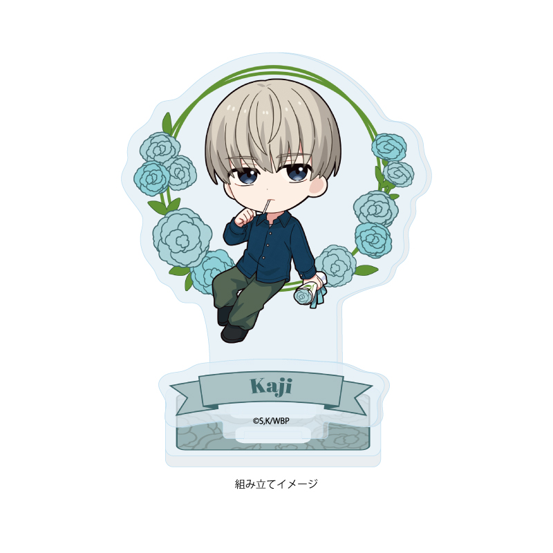 Acrylic Stand Plate "Wind Breaker" 13 Kaji Ren Carnation Ver. (Mini Character Illustration)