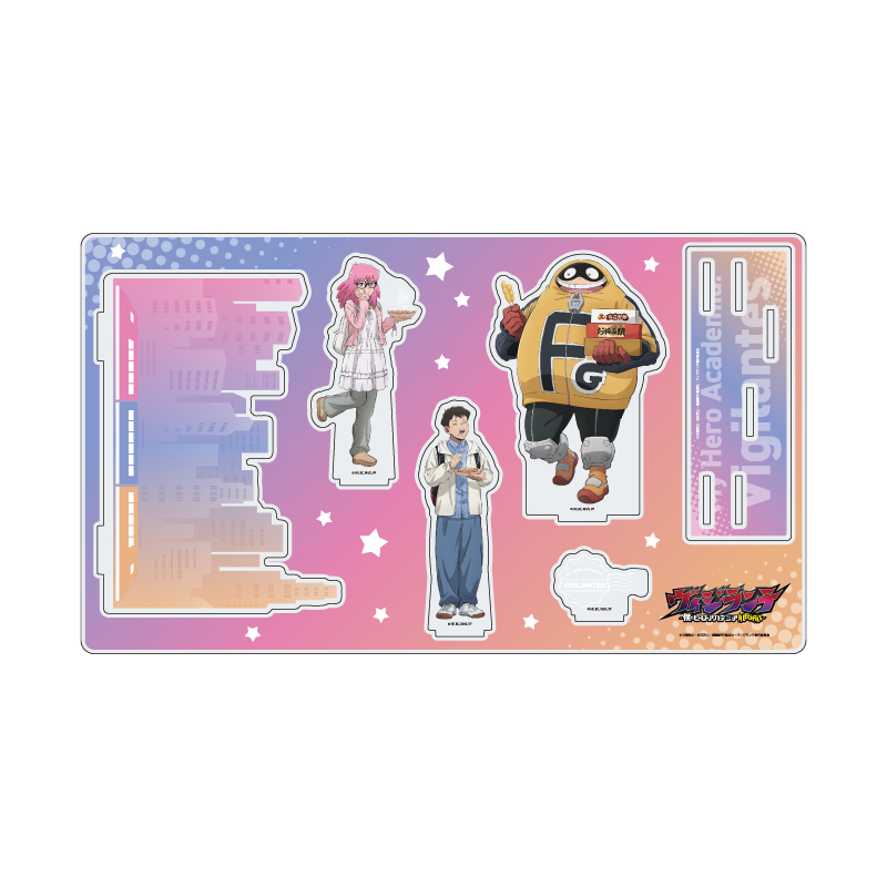 Premium Acrylic Diorama Plate "My Hero Academia: Vigilantes" 02 Osaka Sightseeing Ver. A (Original Illustration)