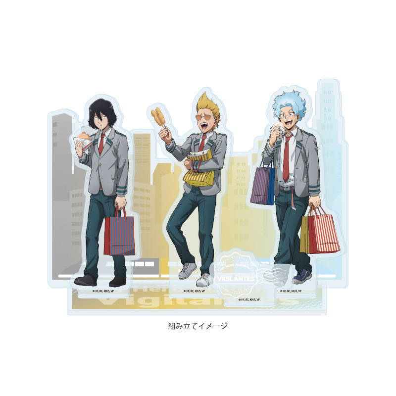 Premium Acrylic Diorama Plate "My Hero Academia: Vigilantes" 03 Osaka Sightseeing Ver. B (Original Illustration)