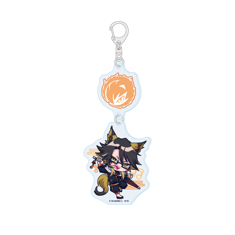 Linked Acrylic Key Chain "Show by Rock!!" 14 Yaiba (Mini Character Illustration)