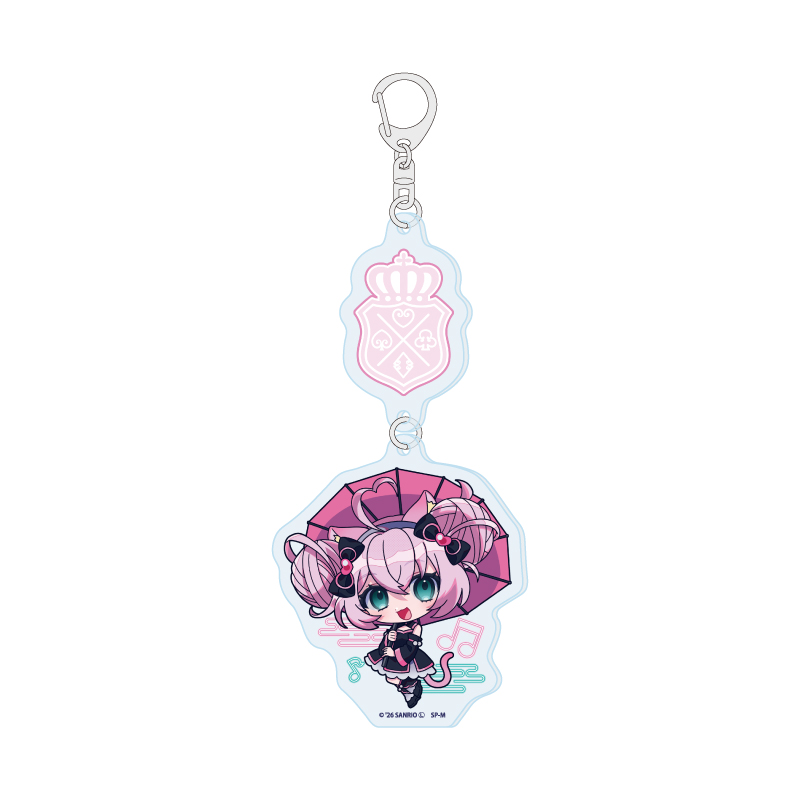 Linked Acrylic Key Chain "Show by Rock!!" 15 Rosia (Mini Character Illustration)