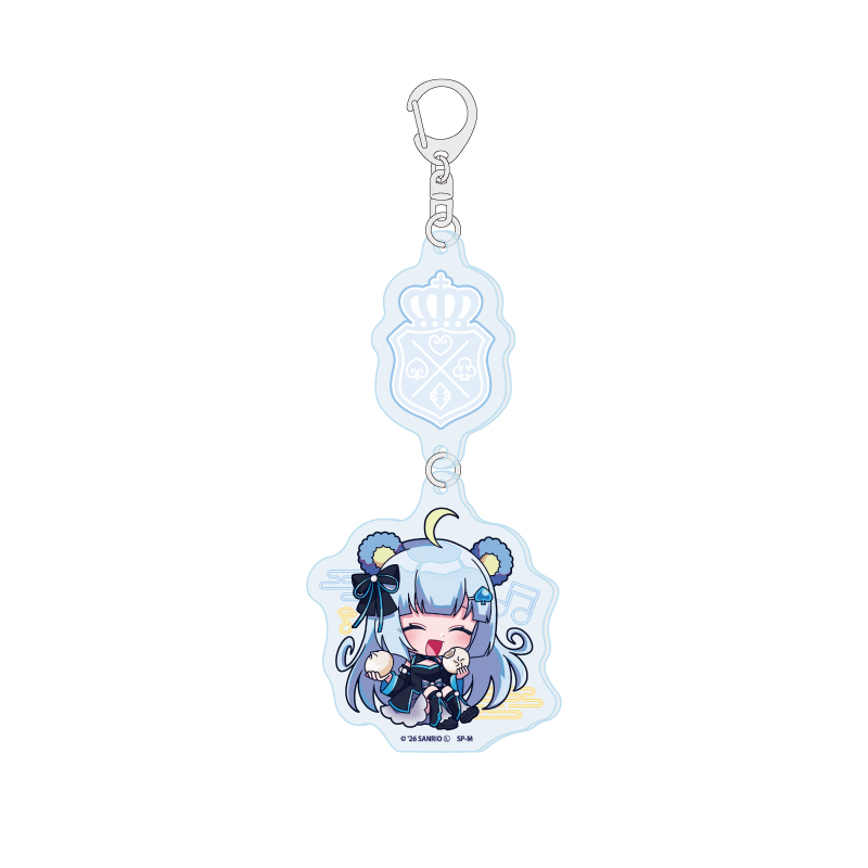 Linked Acrylic Key Chain "Show by Rock!!" 16 Tsukino (Mini Character Illustration)