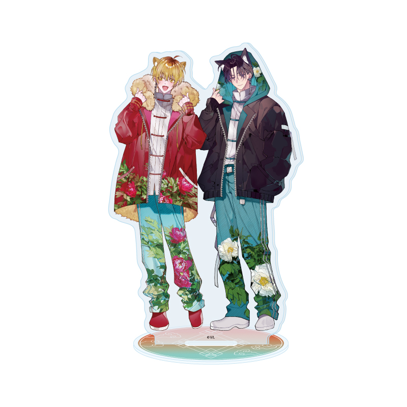 Acrylic Stand "Let's Just End FWB Relationship" 02 Tsukioka Daiki & Tokieda Hibiki (Original Illustration)