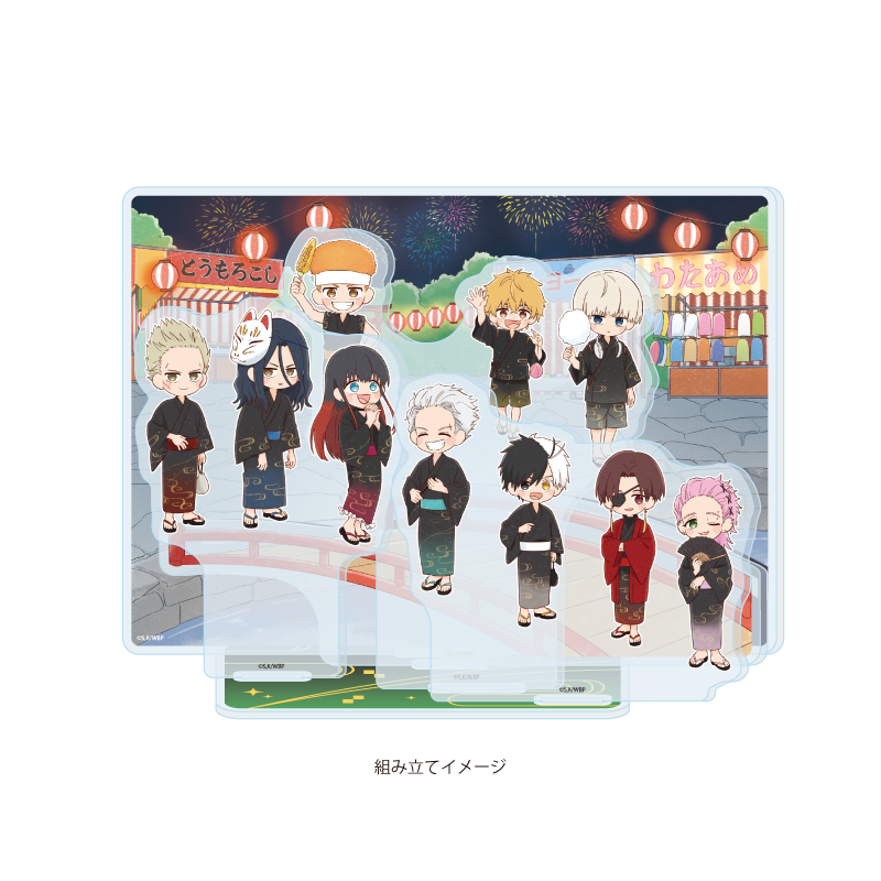Acrylic Diorama "Wind Breaker" 04 Fireworks Festival Ver. (Graff Art Illustration)