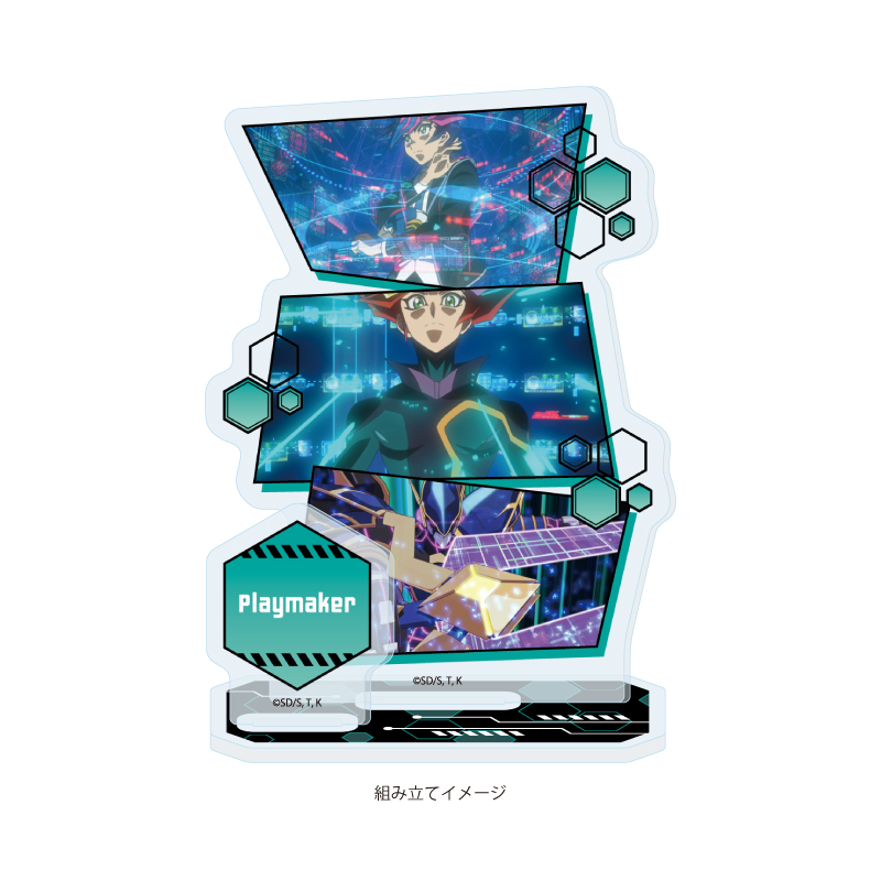 Acrylic Stand Plate "Yu-Gi-Oh! VRAINS" 01 Playmaker (Scenes Illustration)
