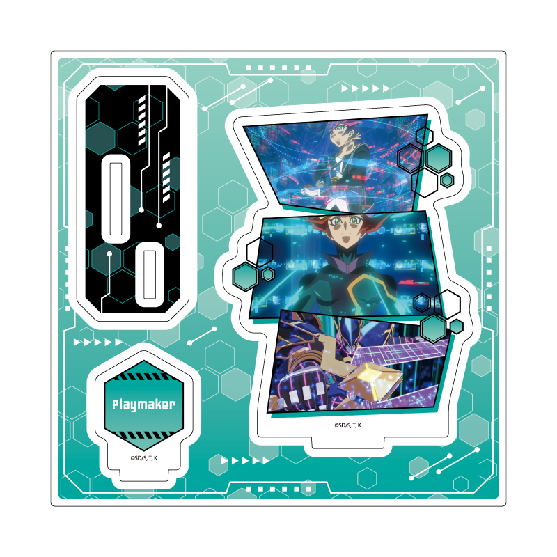 Acrylic Stand Plate "Yu-Gi-Oh! VRAINS" 01 Playmaker (Scenes Illustration)