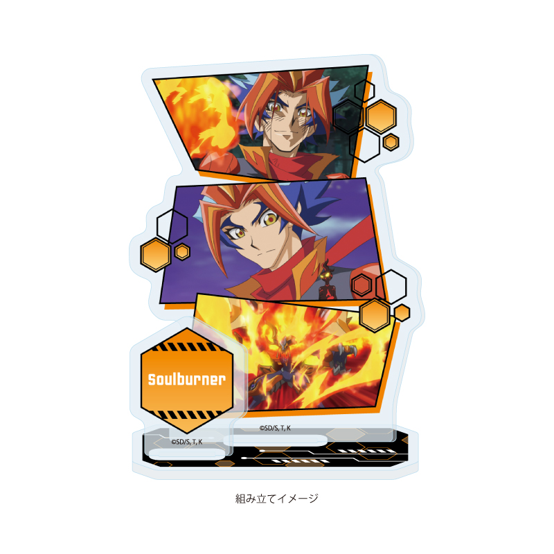 Acrylic Stand Plate "Yu-Gi-Oh! VRAINS" 02 Soulburner (Scenes Illustration)