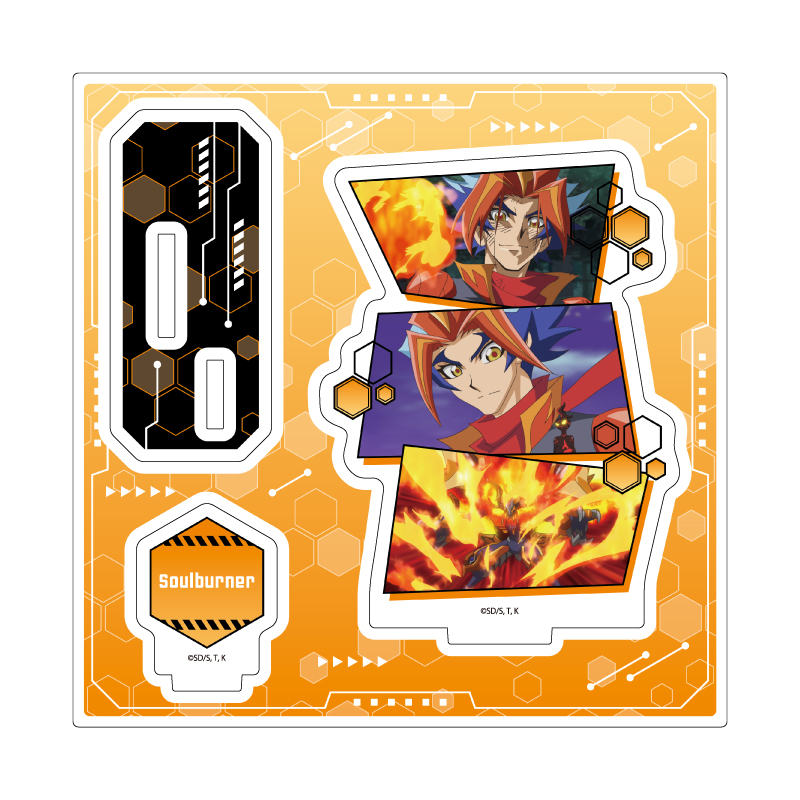 Acrylic Stand Plate "Yu-Gi-Oh! VRAINS" 02 Soulburner (Scenes Illustration)