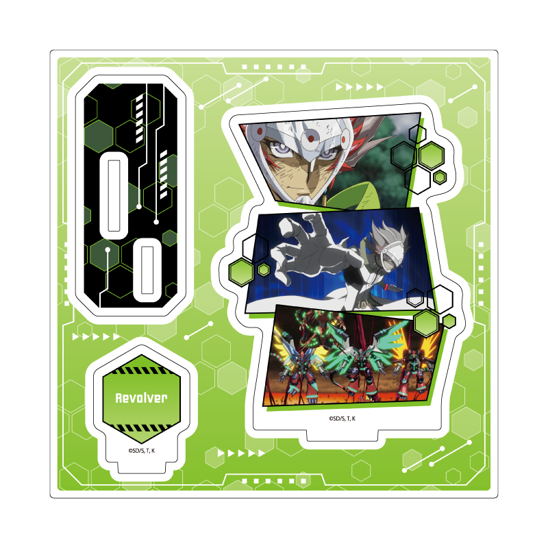 Acrylic Stand Plate "Yu-Gi-Oh! VRAINS" 03 Revolver (Scenes Illustration)
