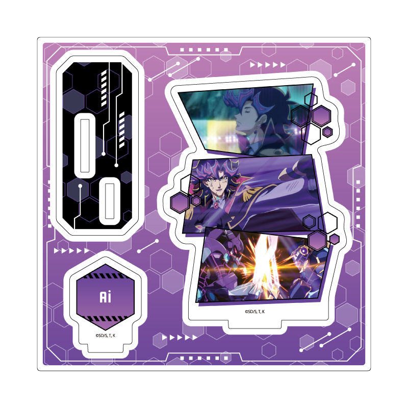 Acrylic Stand Plate "Yu-Gi-Oh! VRAINS" 04 Ai (Human Form) (Scenes Illustration)