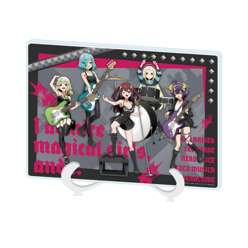 Acrylic Art Board A5 Size "Gushing Over Magical Girls" 02 A (Original Illustration)
