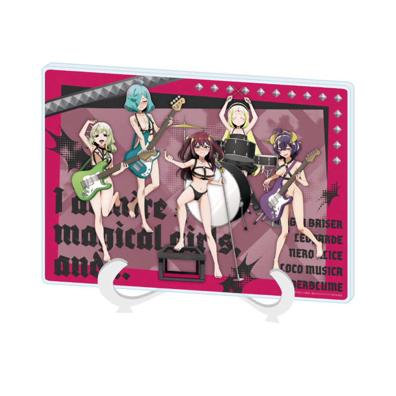 Acrylic Art Board A5 Size "Gushing Over Magical Girls" 03 B (Original Illustration)