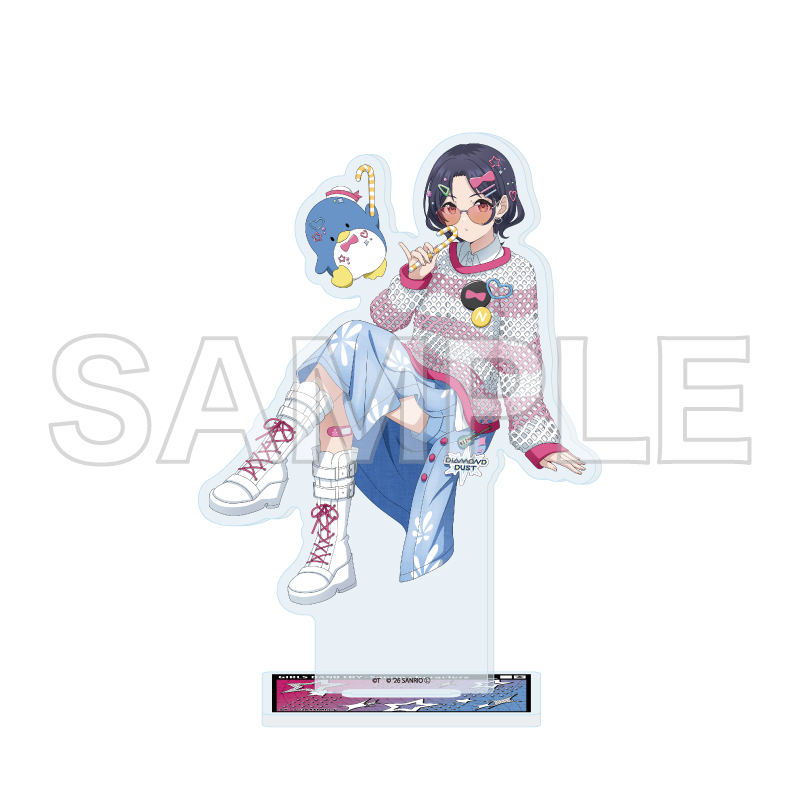 Acrylic Stand "Girls Band Cry" x Sanrio Characters 25 Nana x Tuxedosam (Collaboration Illustration)