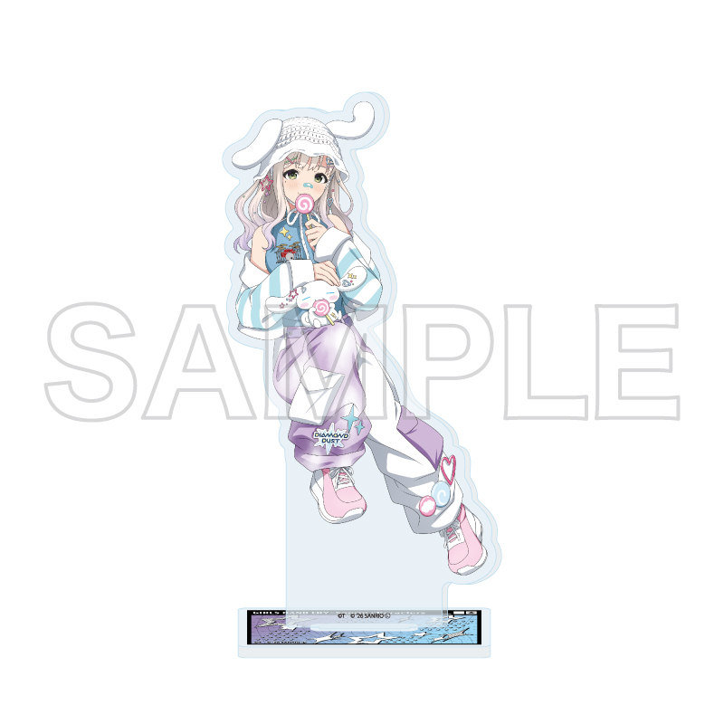 Acrylic Stand "Girls Band Cry" x Sanrio Characters 27 Ai x Cinnamoroll (Collaboration Illustration)