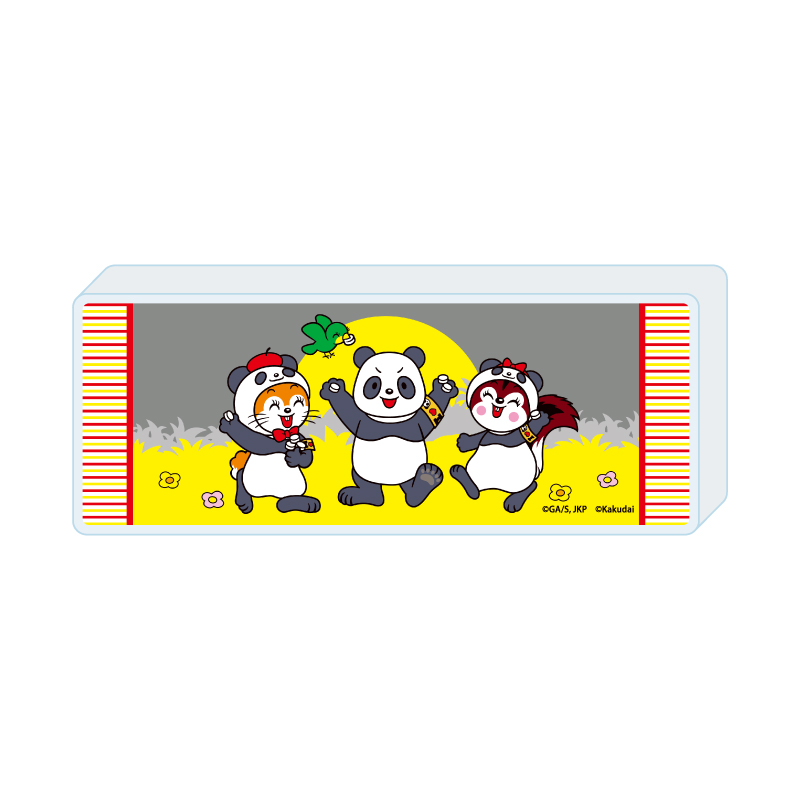 Mini Acrylic Block "Jujutsu Kaisen" x Kuppy Ramune 04 Panda (Mini Character Illustration)