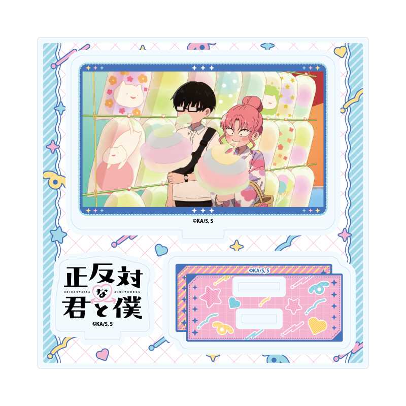 Acrylic Stand Plate "You and I are Polar Opposites" 05 E (Scenes Illustration)
