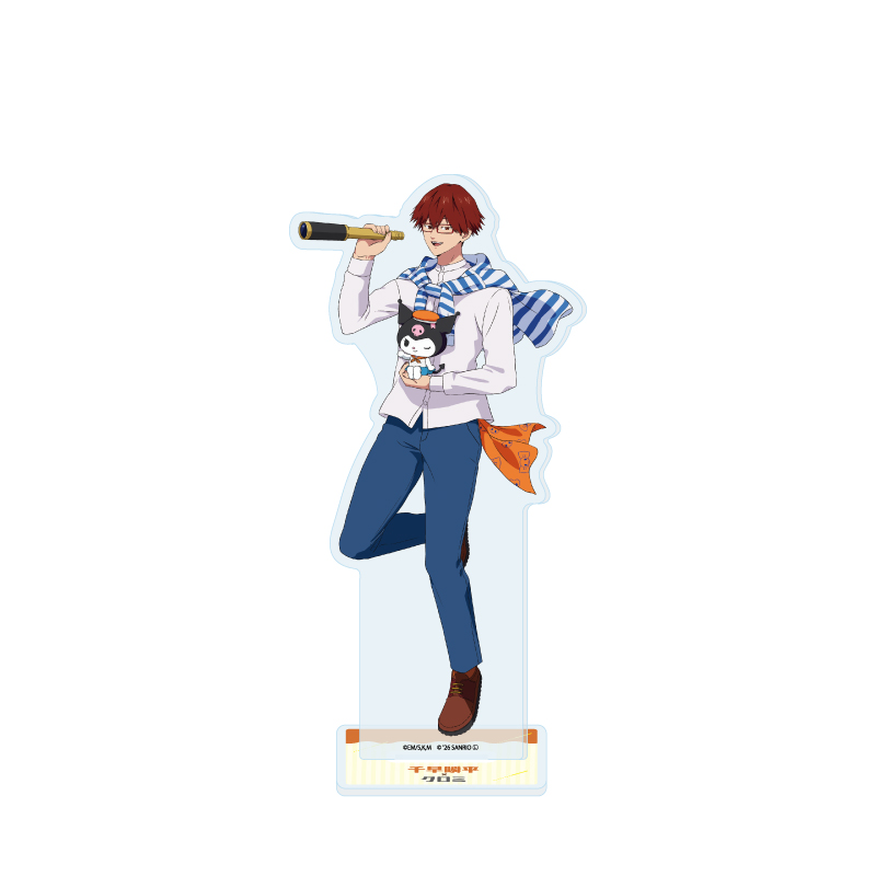 Acrylic Stand "Oblivion Battery" x Sanrio Characters 04 Chihaya Shunpei x Kuromi (Collaboration Illustration)