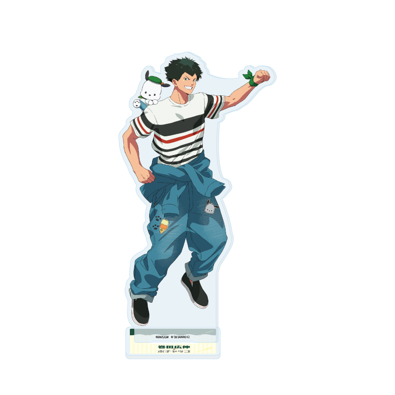 Acrylic Stand "Oblivion Battery" x Sanrio Characters 06 Makita Hironobu x Pochacco (Collaboration Illustration)