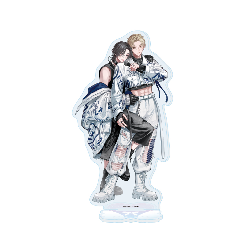 Acrylic Stand Yukue Hei Works 01 Hakooshi BL Fair -Cafe Time with Idols- (Original Illustration)