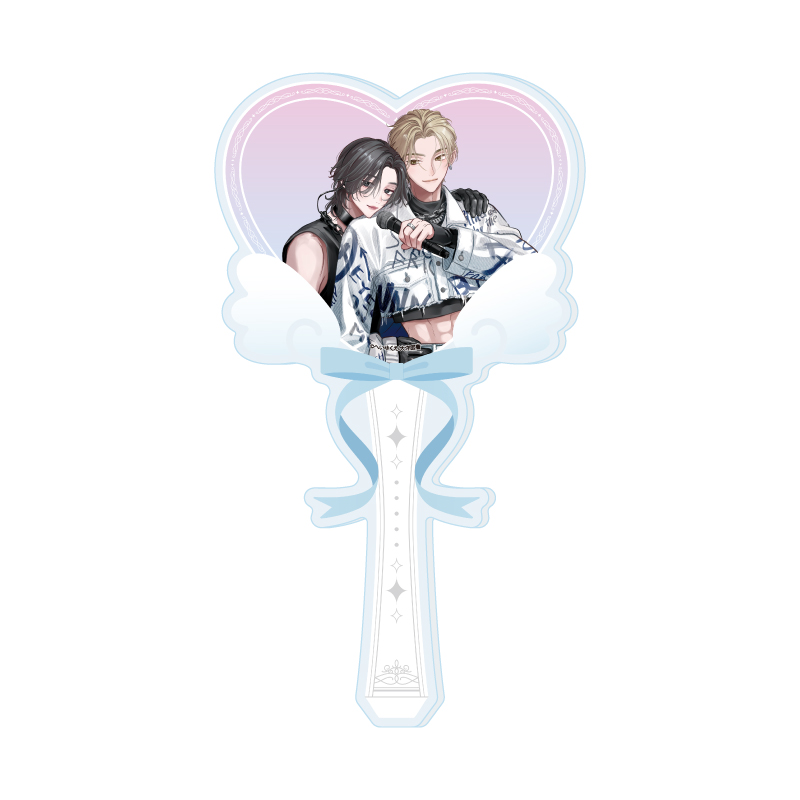 Acrylic Stick Yukue Hei Works 01 Hakooshi BL Fair -Cafe Time with Idols- (Original Illustration)