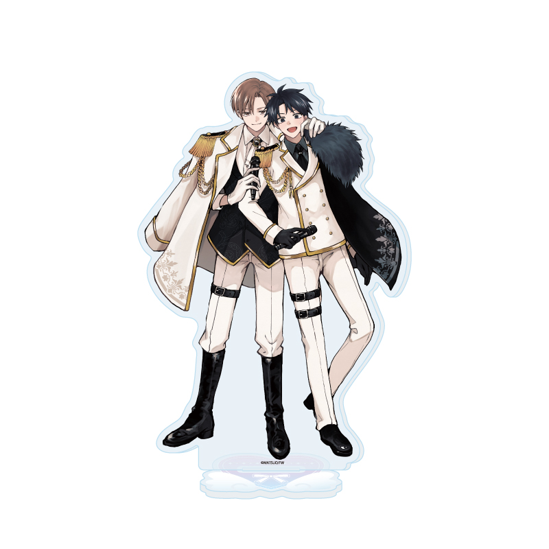 Acrylic Stand Matsuo Works 01 Hakooshi BL Fair -Cafe Time with Idols- (Original Illustration)