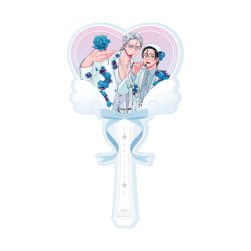 Acrylic Stick Haruno Narita Works 01 Hakooshi BL Fair -Cafe Time with Idols- (Original Illustration)