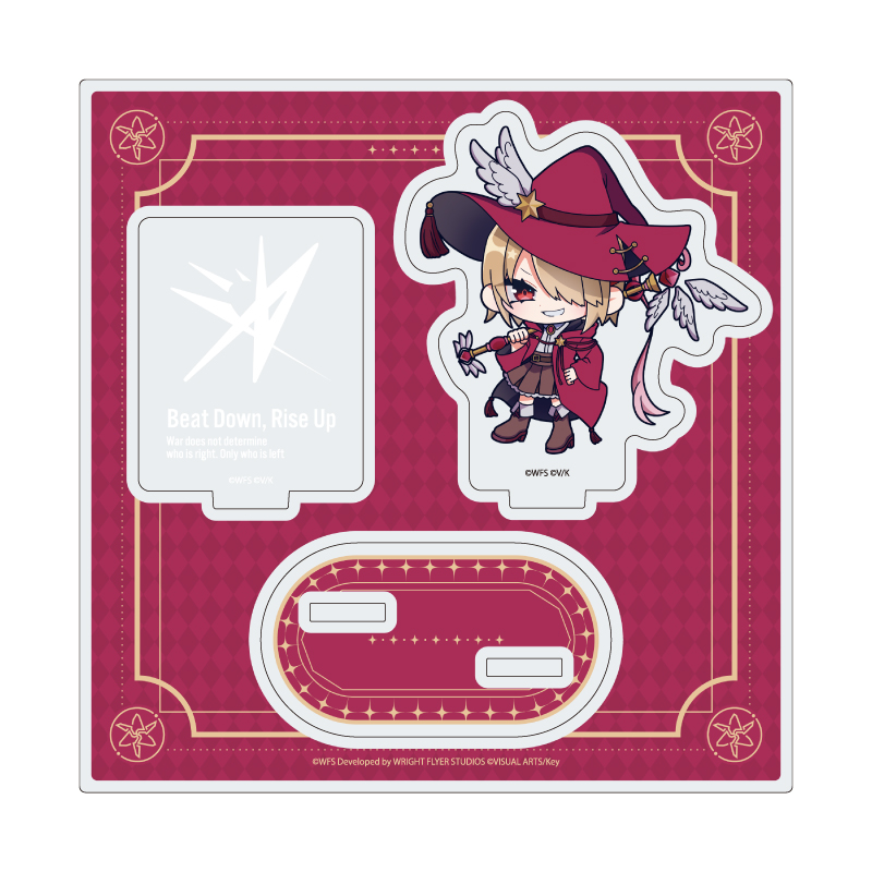 Acrylic Stand Plate "Heaven Burns Red" 01 Kayamori Ruka (Mini Character Illustration)