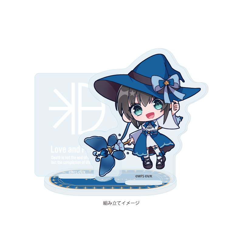 Acrylic Stand Plate "Heaven Burns Red" 02 Aoi Erika (Mini Character Illustration)
