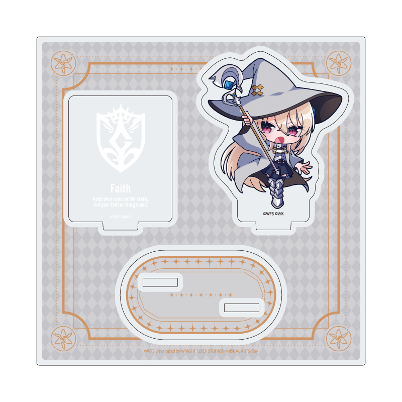 Acrylic Stand Plate "Heaven Burns Red" 04 Shirakawa Yuina (Mini Character Illustration)