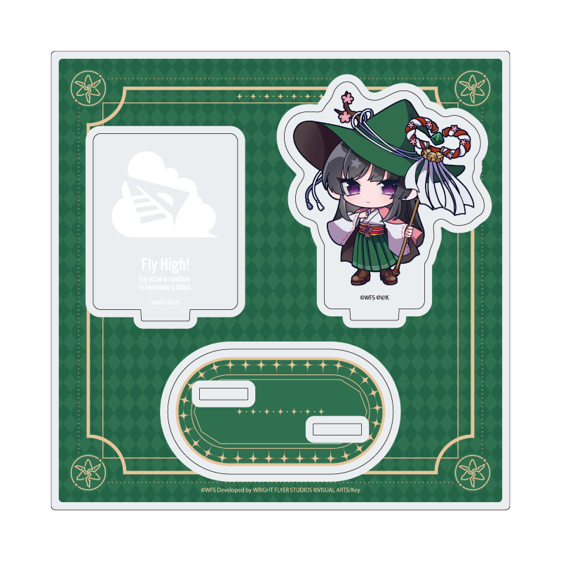 Acrylic Stand Plate "Heaven Burns Red" 05 Nikaido Misato (Mini Character Illustration)