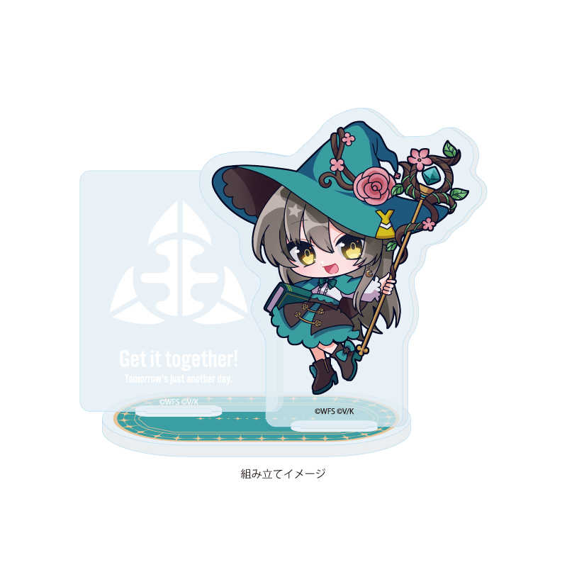 Acrylic Stand Plate "Heaven Burns Red" 06 Ohshima Ichiko (Mini Character Illustration)