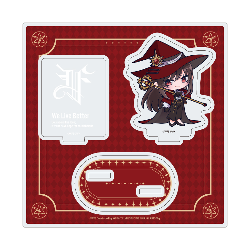 Acrylic Stand Plate "Heaven Burns Red" 07 Yanagi Mion (Mini Character Illustration)