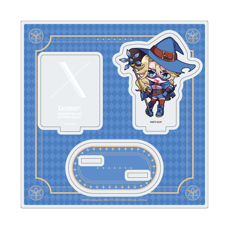 Acrylic Stand Plate "Heaven Burns Red" 08 Carole Reaper (Mini Character Illustration)