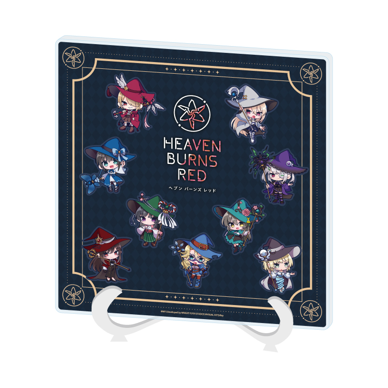 Acrylic Art Board "Heaven Burns Red" 21 Group Design (Mini Character Illustration)