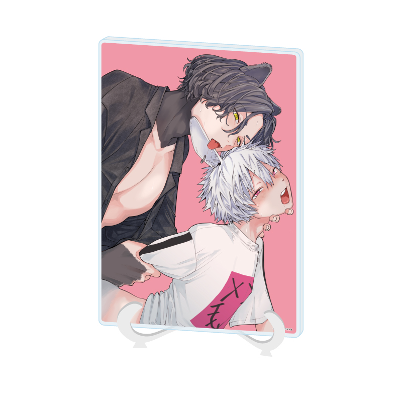 Acrylic Art Board A5 Size Wasabi Ochazuke Works 01 Hakooshi BL Fair -Cafe Time with Idols- (Official Illustration)