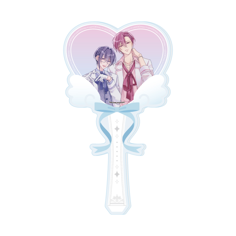 Acrylic Stick Megane Works 01 Hakooshi BL Fair -Cafe Time with Idols- (Original Illustration)