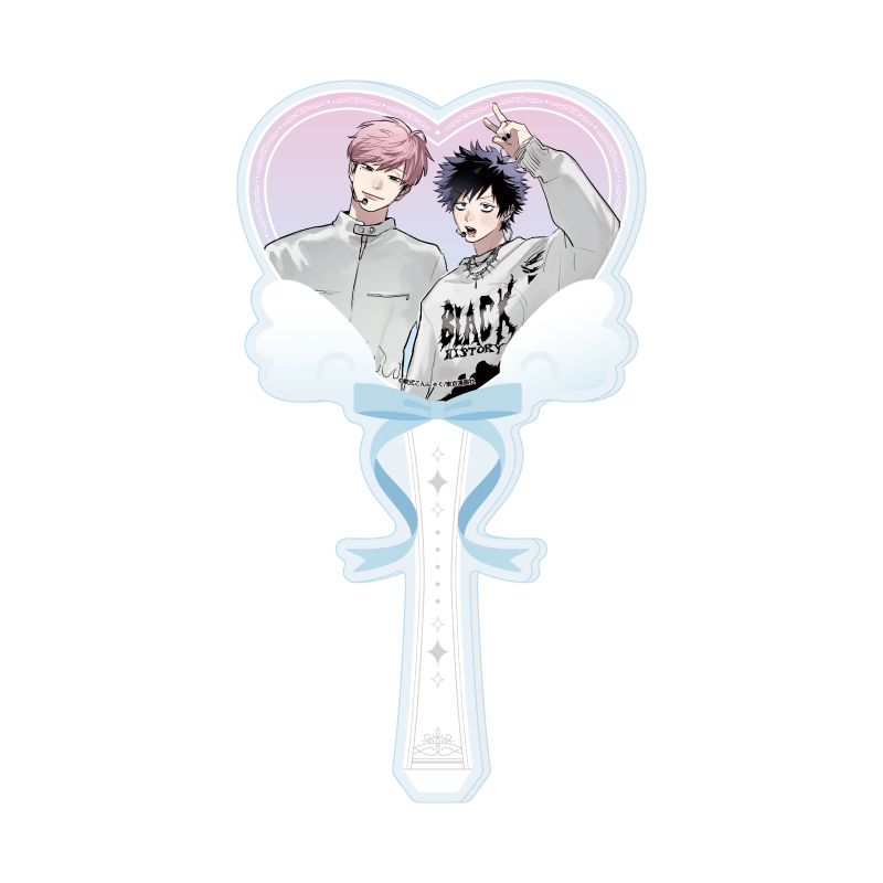 Acrylic Stick Nanshiki Konnyaku Works 01 Hakooshi BL Fair -Cafe Time with Idols- (Original Illustration)