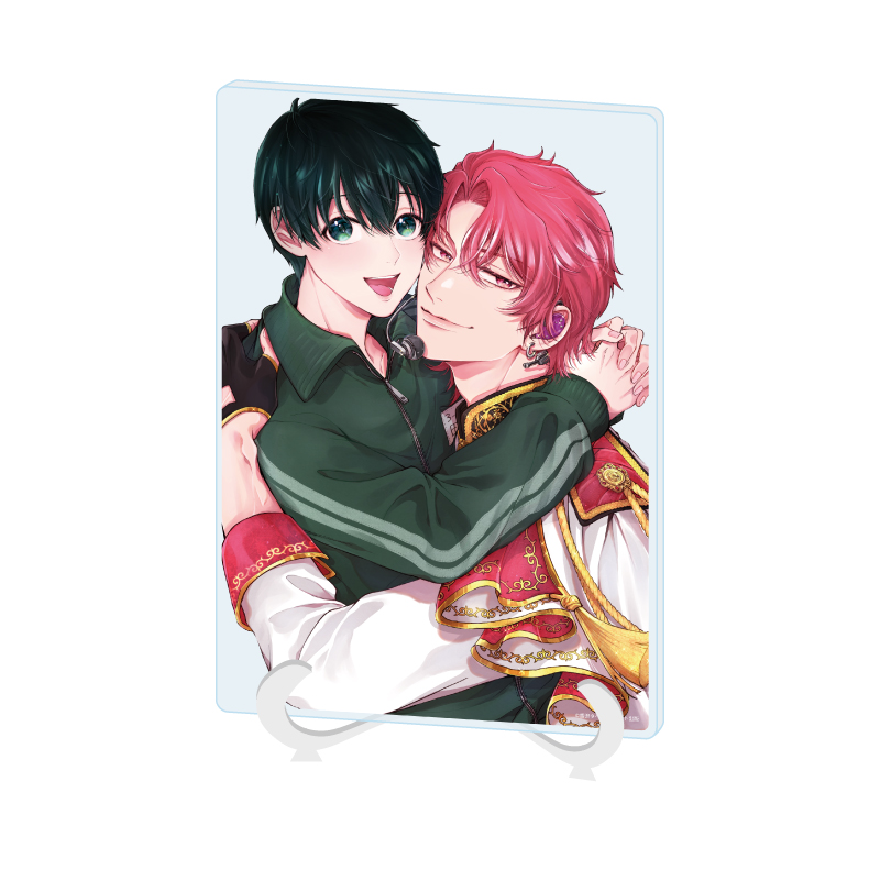 Acrylic Art Board A5 Size Taberu Kasumi Works 01 Hakooshi BL Fair -Cafe Time with Idols- (Official Illustration)