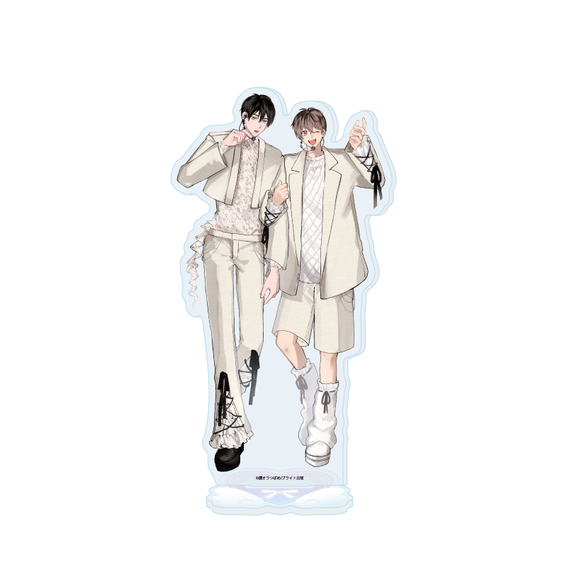 Acrylic Stand Tsubame Koshiora Works 04 Hakooshi BL Fair -Cafe Time with Idols- (Original Illustration)