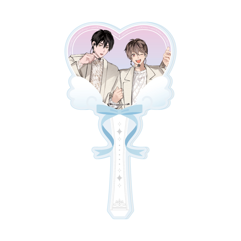 Acrylic Stick Tsubame Koshiora Works 01 Hakooshi BL Fair -Cafe Time with Idols- (Original Illustration)