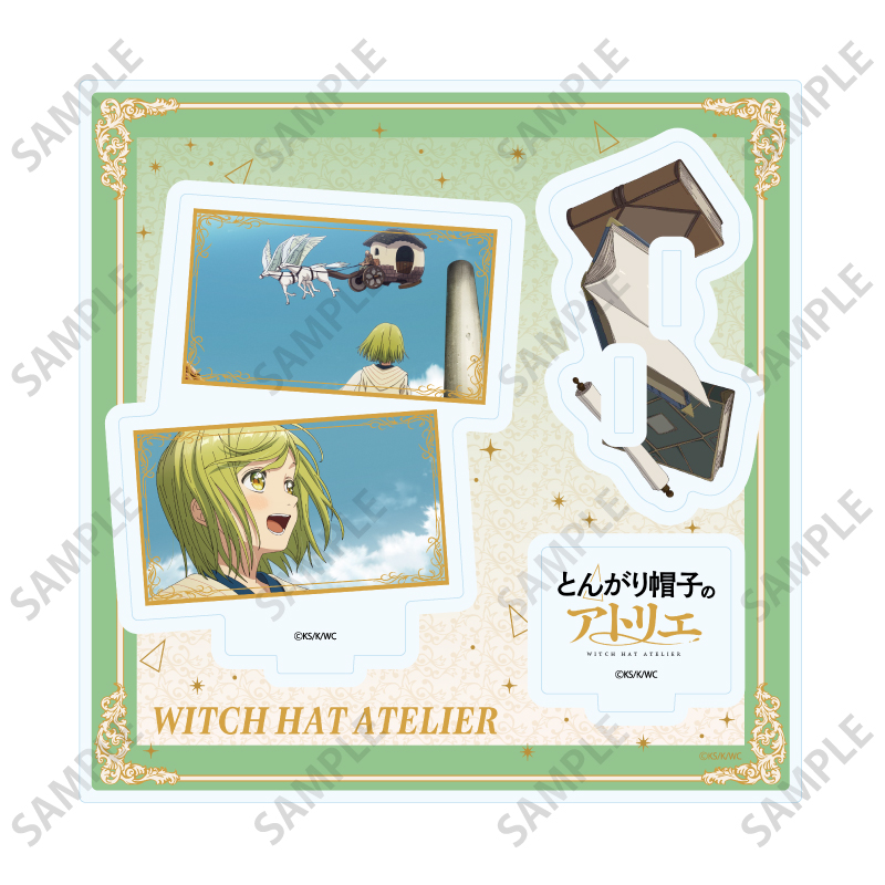 Acrylic Stand Plate "Witch Hat Atelier" 01 Scenes Illustration