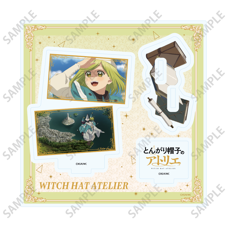 Acrylic Stand Plate "Witch Hat Atelier" 05 Scenes Illustration